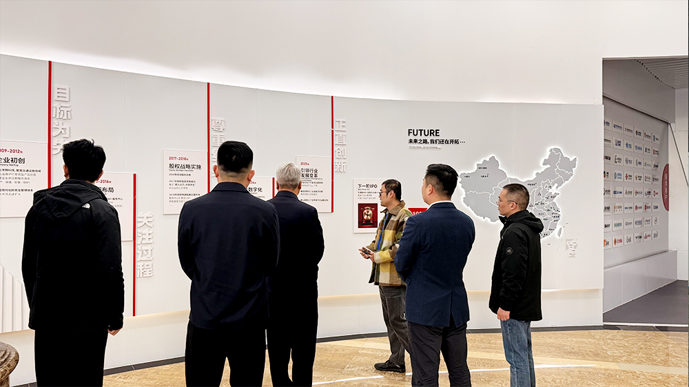 山东东宏管业股份有限公司一行到访1277星际电子游戏